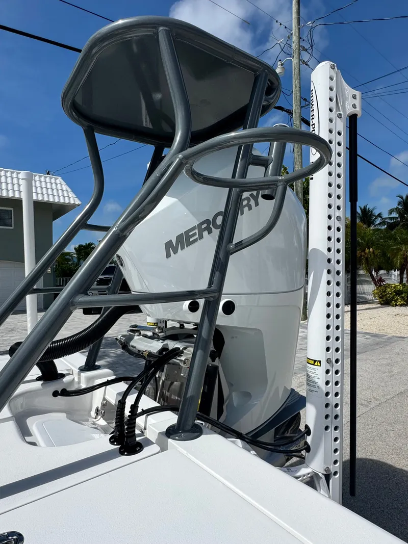 Slide: The Image of Vtech 18' Flats boat with Mercury engine, 2027 model. - 3