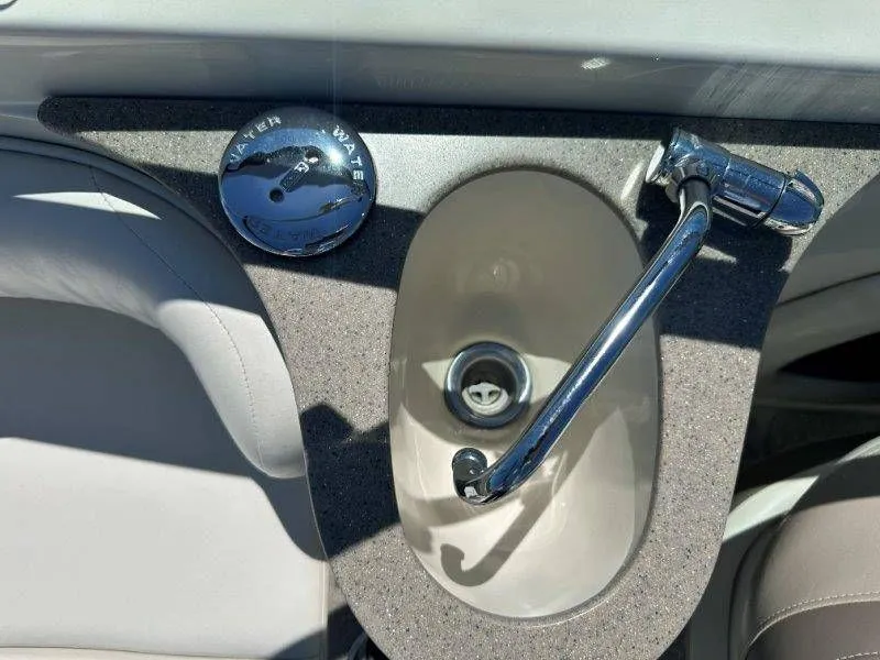 Slide: The Image of Caravelle 237 boat sink with faucet, year 2009. - 33