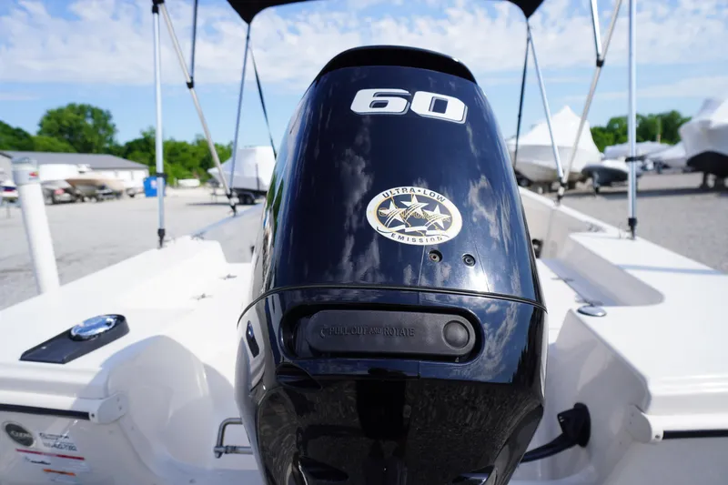 Slide: The Image of 2024 Carolina Skiff 182 boat with 60 HP ultra-low emission engine. - 9