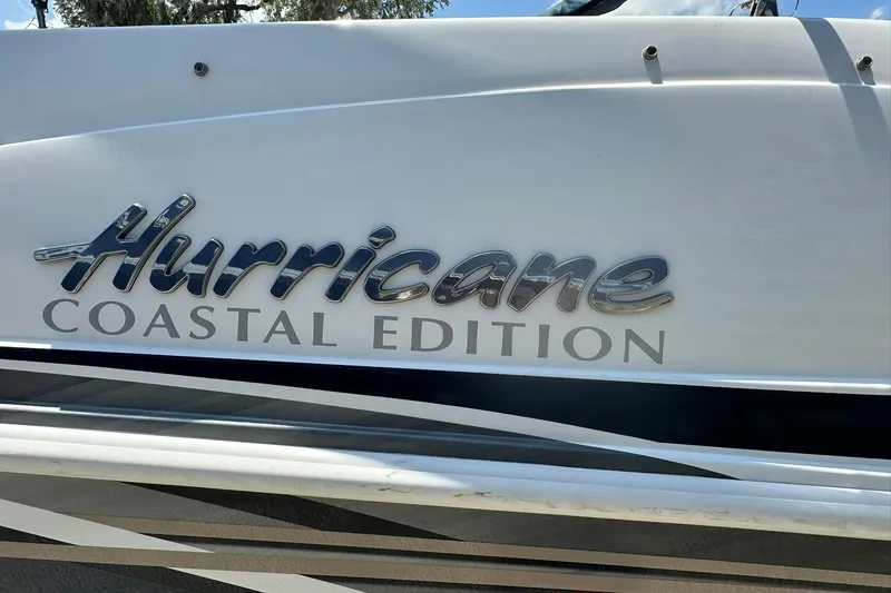Slide: The Image of 2019 Hurricane Sundeck Sport 218 OB Coastal Edition boat branding. - 34