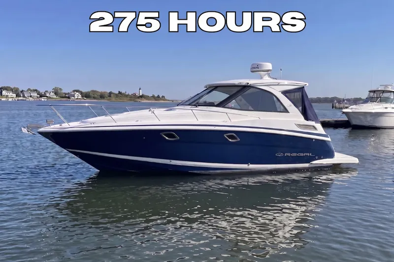 The Image of 2016 Regal 35 Sport Coupe boat on water, 275 hours usage. - 0