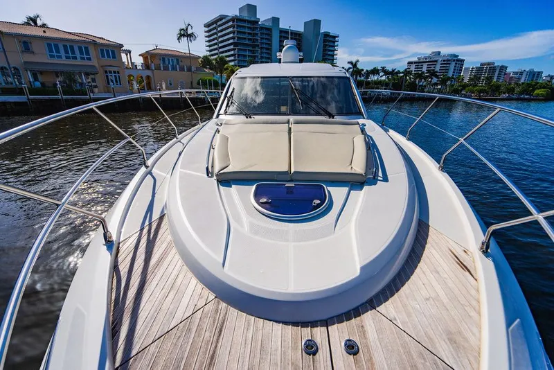 Slide: The Image of 2016 Beneteau GRAN TURISMO 49 yacht on a sunny waterfront, showcasing sleek design and luxury. - 39