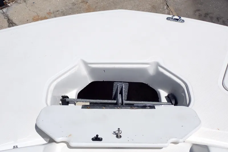 Slide: The Image of Anchor storage compartment on 2021 Hurricane SunDeck Sport 185 OB boat. - 30