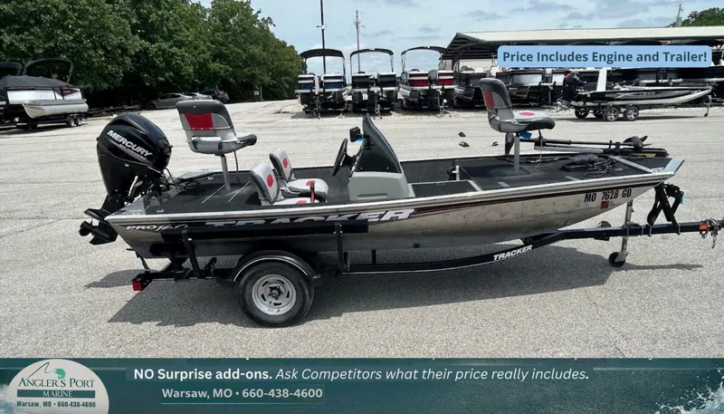 The Image of 2016 Tracker Pro 160 boat with engine and trailer included. - 1