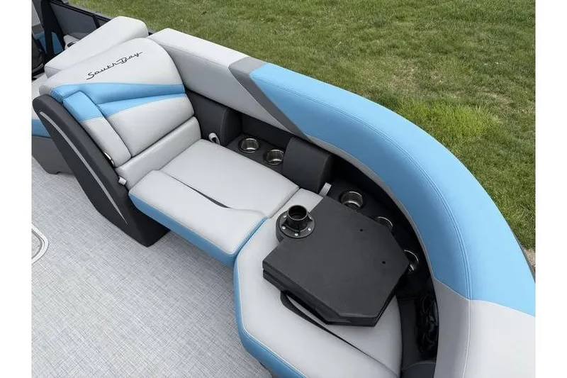 Slide: The Image of Luxurious seating on 2026 South Bay 224 RS 3.0 Hybrid Arch pontoon boat. - 15