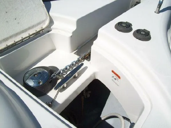 Slide: The Image of Anchor windlass on a 2005 Silverton 39 Motor Yacht. - 34