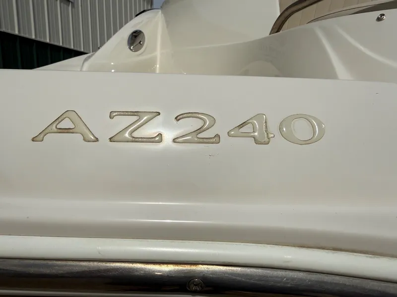 Slide: The Image of Close-up of Azure AZ240 boat model from 2006. - 5