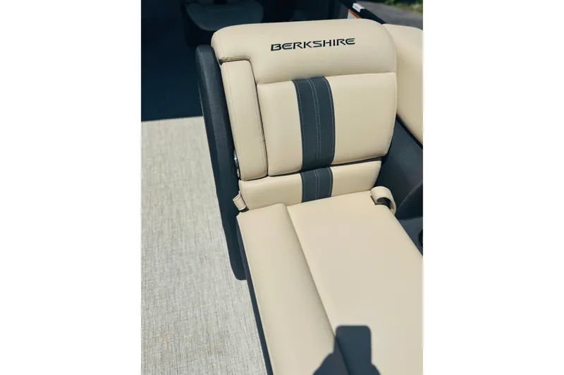 Slide: The Image of Luxurious beige seating in 2026 Berkshire 24 RFX CTS boat interior. - 15