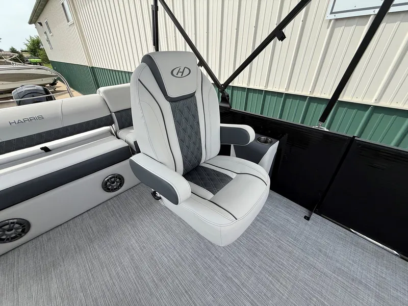 Slide: The Image of Harris Sunliner 230 boat seat, luxurious design, 2021 model. - 12