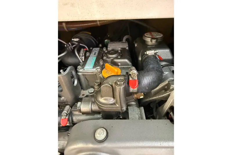 Slide: The Image of Engine compartment of a 2014 Beneteau FIRST 25 S sailboat. - 33