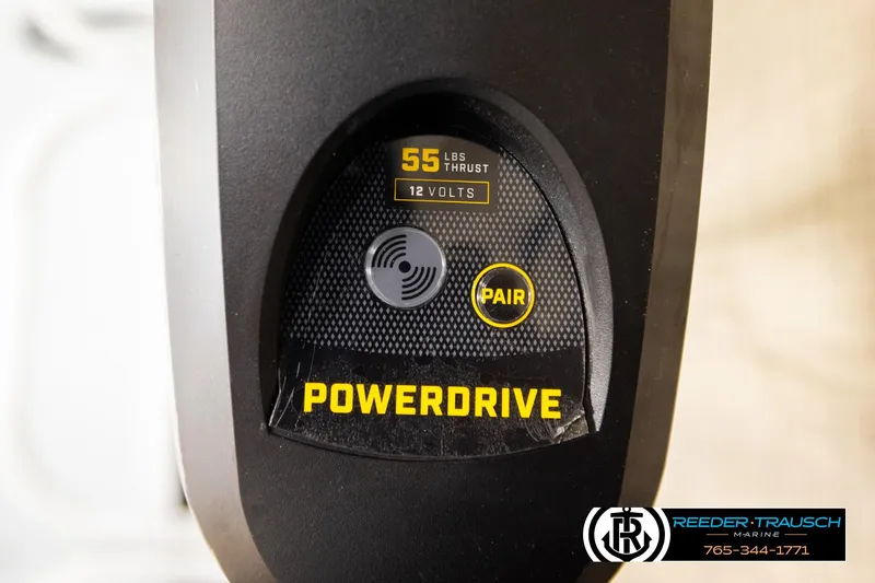 Slide: The Image of PowerDrive motor with 55 lbs thrust, 12 volts, for 2022 SUNTRACKER BASS BUGGY 18 DLX. - 48