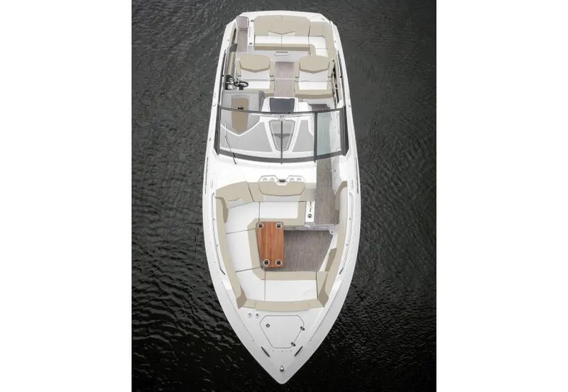Slide: The Image of Manufacturer Provided Image: 2015 Cruisers Sport Series 328 Bow Rider, top view on water. - 17