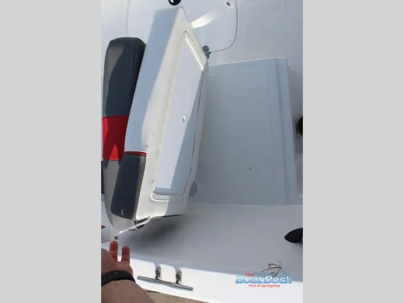 Slide: The Image of T-Yachts 18 2026 boat seat with storage compartment. - 20