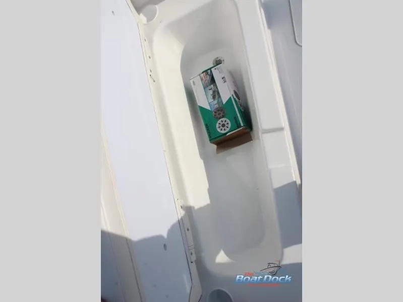 Slide: The Image of Storage compartment in T-Yachts 18 boat, model 2026. - 23