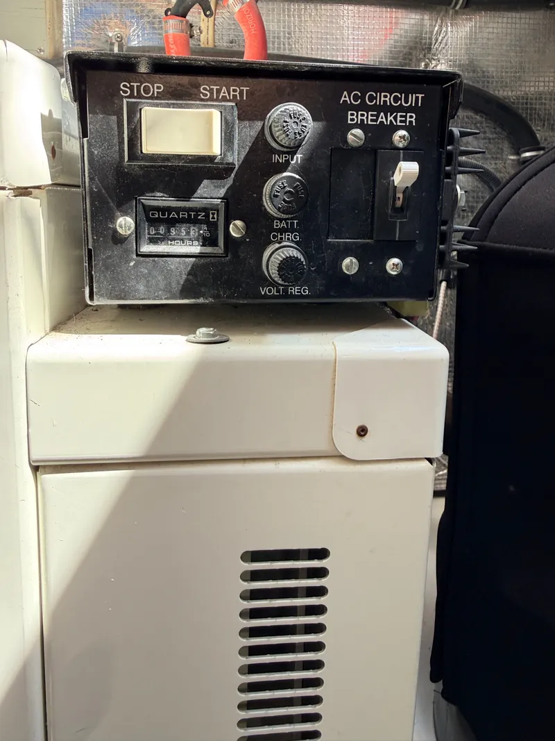 Slide: The Image of Control panel of a 2001 Chaparral 350 Signature boat. - 18