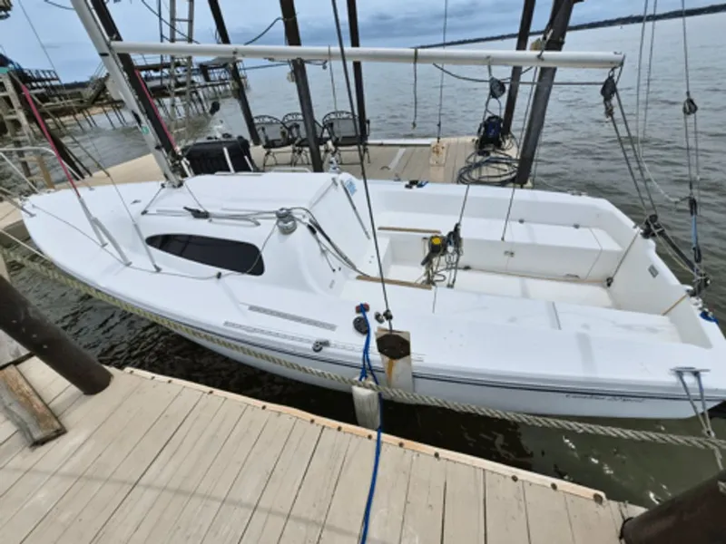 The Image of 2006 Catalina 22 Sport sailboat docked at pier. - 0