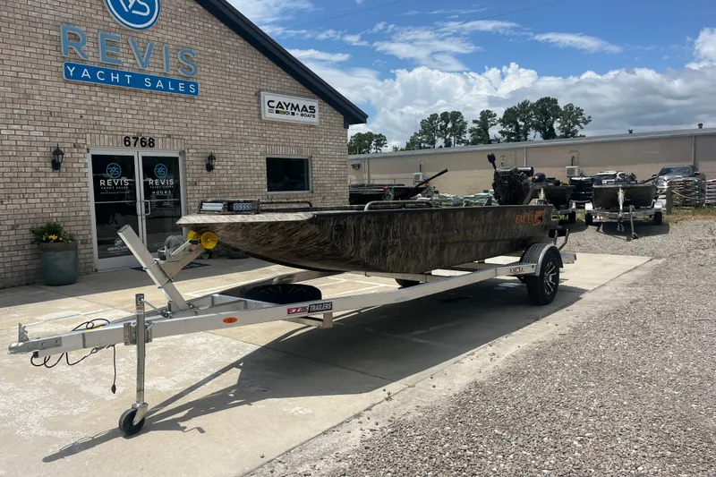 Slide: The Image of 2026 Excel 1854 F4 Pro boat on trailer at Revis Yacht Sales. - 8