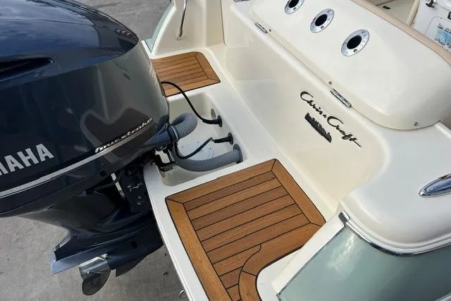 Slide: The Image of 2015 Chris-Craft Catalina 23 boat with Yamaha outboard motor and teak deck accents. - 8