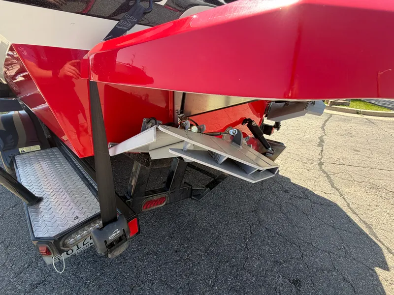 Slide: The Image of Red 2015 MB SPORTS B52 23 boat on trailer. - 7