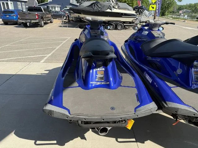 Slide: The Image of 2013 Yamaha WaveRunner VX in blue on a parking lot. - 4