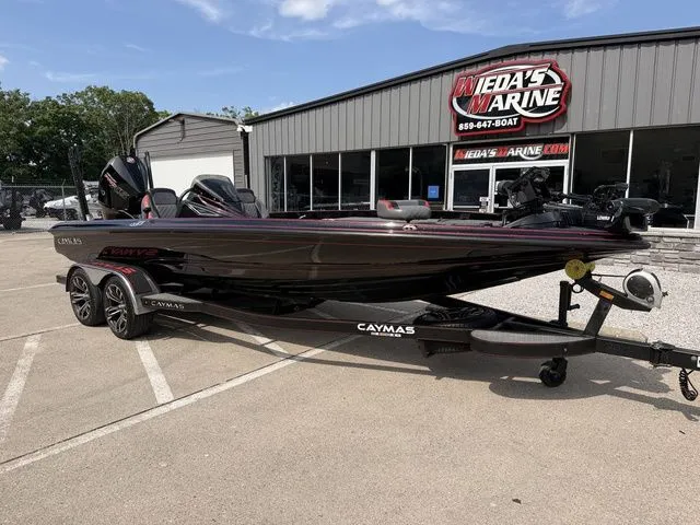 Slide: The Image of 2023 Caymas CX 21 PRO boat in front of dealership building. - 11