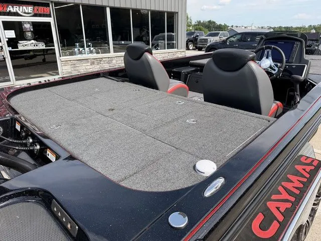 Slide: The Image of 2023 Caymas CX 21 PRO boat with gray deck and seats. - 5