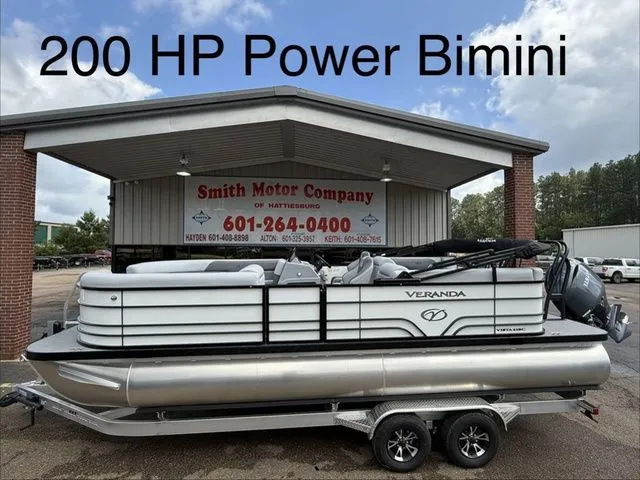 The Image of 2026 Veranda VV 22RC pontoon boat with 200 HP Bimini. - 1