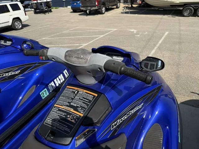 Slide: The Image of 2013 Yamaha WaveRunner VX on a parking lot, close-up of handlebars. - 8