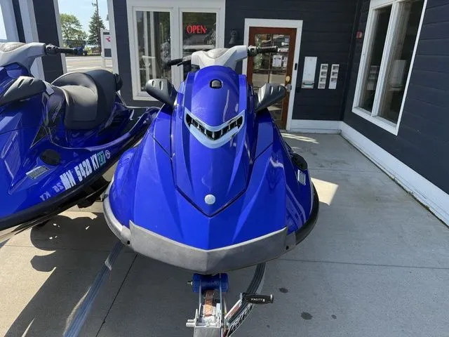 Slide: The Image of Blue 2013 Yamaha WaveRunner VX parked in front of a building. - 9