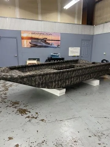 The Image of 2026 Reaper 756 Timber Reaper boat in showroom. - 1