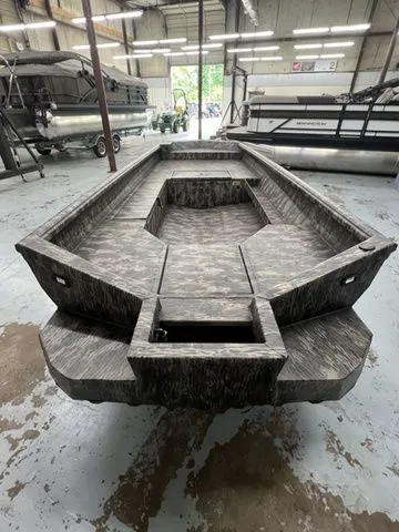 Slide: The Image of Reaper 756 Timber Reaper 2026 boat in warehouse. - 3