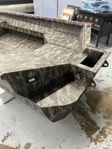 Slide: The Image of Reaper 756 Timber Reaper 2026 boat with camouflage pattern. - 4