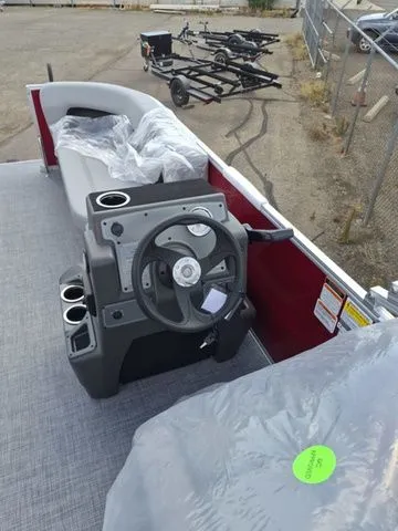 Slide: The Image of 2026 Sun Tracker Party Barge 16 DLX interior view - 11