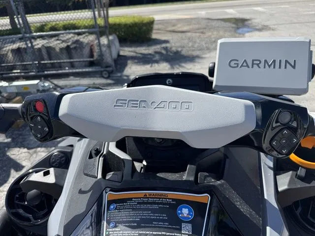 Slide: The Image of 2025 Sea-Doo FISH PRO with Garmin navigation system. - 14