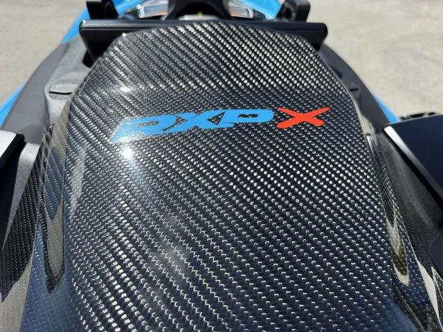 Slide: The Image of Close-up of 2026 Sea-Doo RXP-X™ 325 Tech with carbon fiber design. - 12