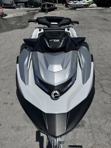 Slide: The Image of 2026 Sea-Doo GTX jet ski with sleek design on pavement. - 3