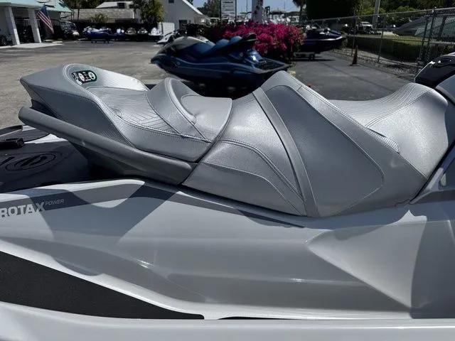 Slide: The Image of 2026 Sea-Doo GTX jet ski with gray seat design. - 9