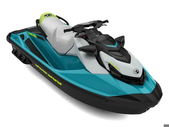 Slide: The Image of 2026 Sea-Doo GTI SE 130 jet ski in blue and white. - 4