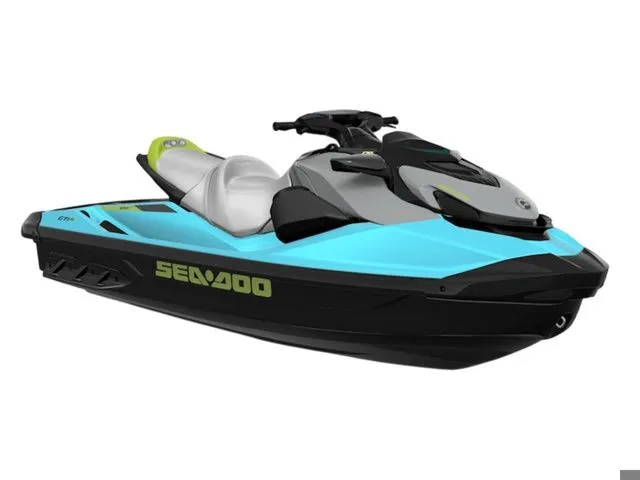 Slide: The Image of 2026 Sea-Doo GTI SE 170 jet ski in blue and black. - 4
