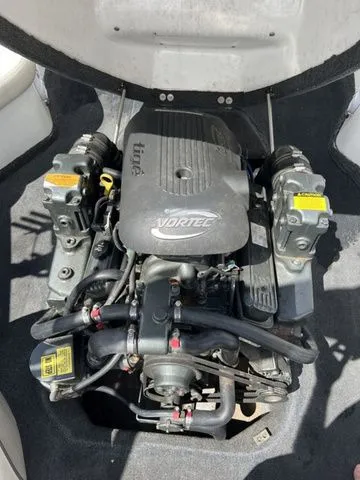 Slide: The Image of Engine compartment of a 2008 Tigé 22i boat with Vortec engine. - 10