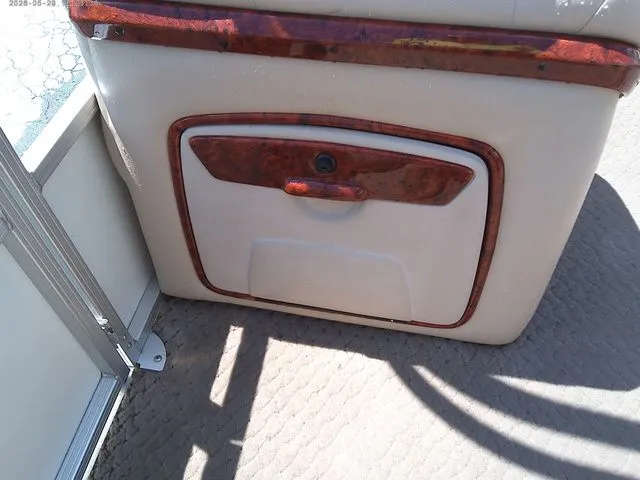 Slide: The Image of Interior of a 2010 Tracker Party Barge 22 boat. - 13