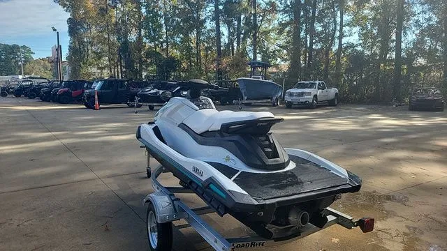 Slide: The Image of 2025 Yamaha WaveRunner VX parked on trailer outdoors. - 4