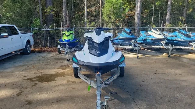 Slide: The Image of 2025 Yamaha WaveRunner VX parked on trailer outdoors. - 8