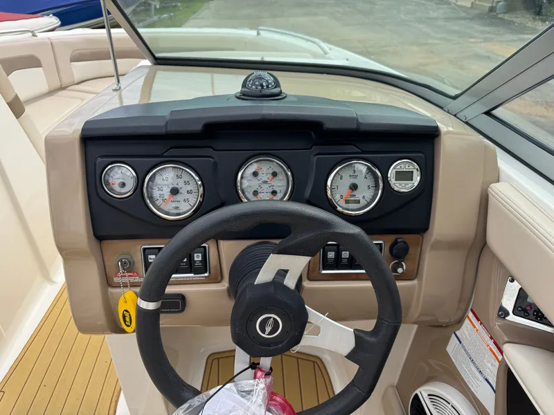 Slide: The Image of Dashboard of a 2011 Chaparral 246 SSi boat. - 17