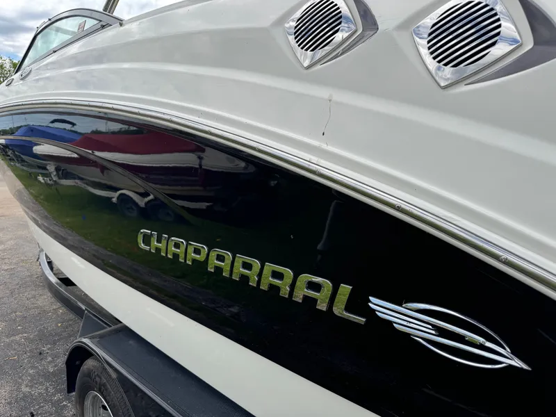 Slide: The Image of 2011 Chaparral 246 SSi boat, side view with logo. - 7
