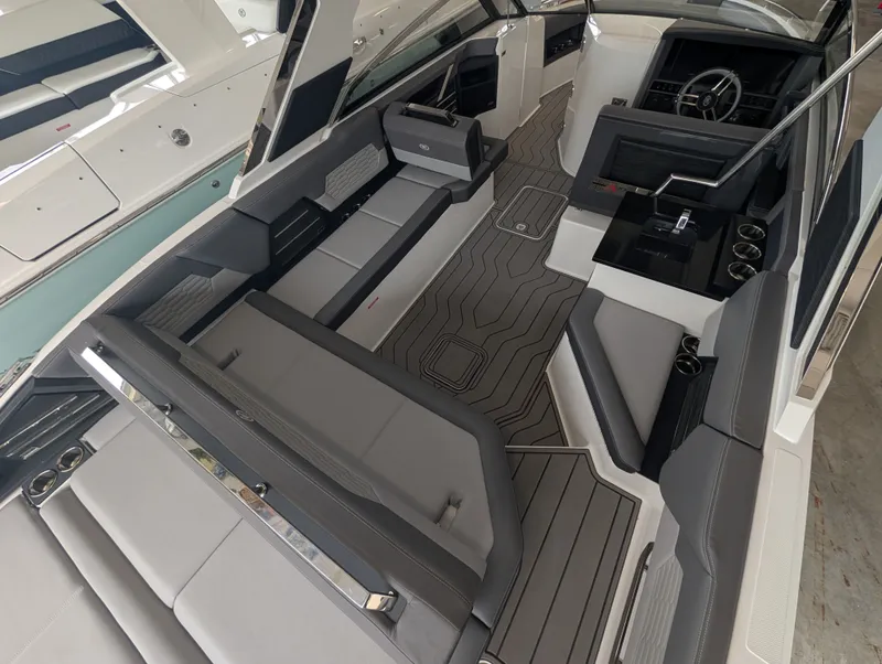 Slide: The Image of Interior of 2026 Cobalt A29 with luxurious gray seating. - 11