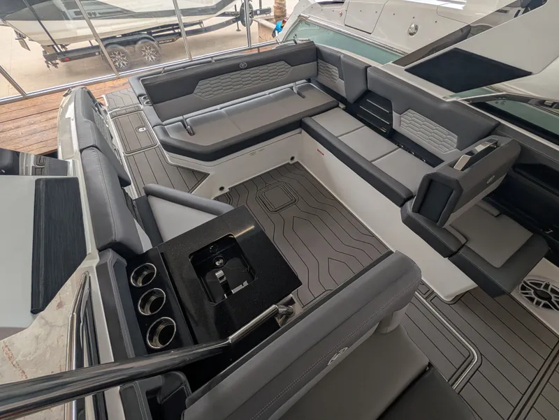 Slide: The Image of Interior of 2026 Cobalt A29 with luxurious gray seating. - 16