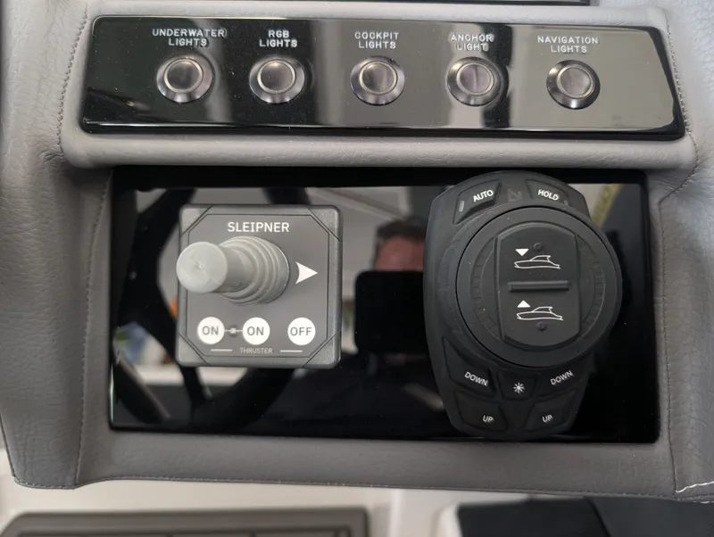Slide: The Image of Control panel of 2026 Cobalt A29 with light and steering switches. - 20