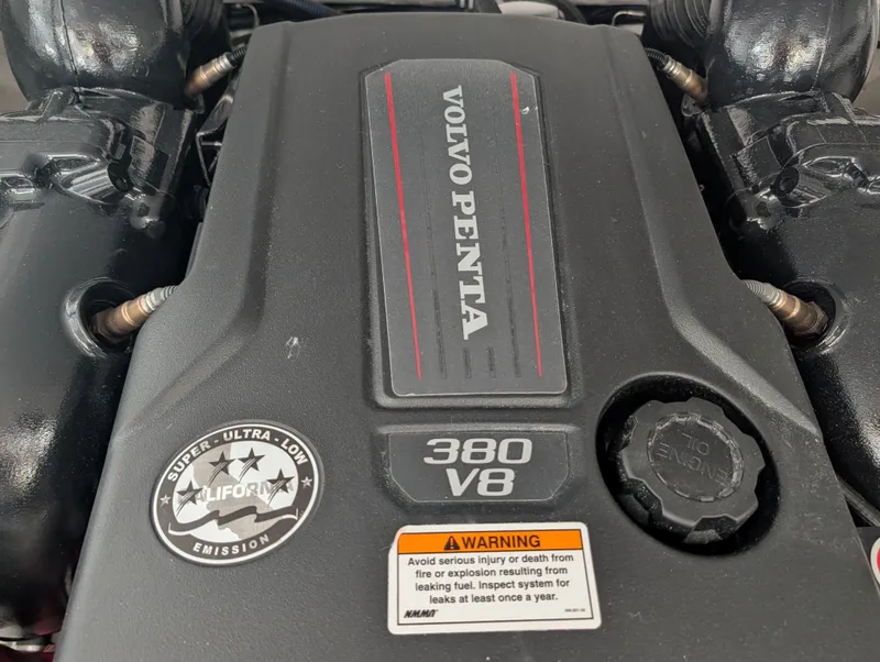 Slide: The Image of Volvo Penta 380 V8 engine in 2026 Cobalt A29 boat. - 34