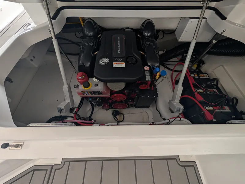 Slide: The Image of Engine compartment of 2026 Cobalt A29 boat. - 35